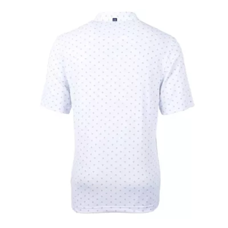 NCAA Auburn Tigers Team Big & Tall Virtue Eco Pique Tile Print Polo