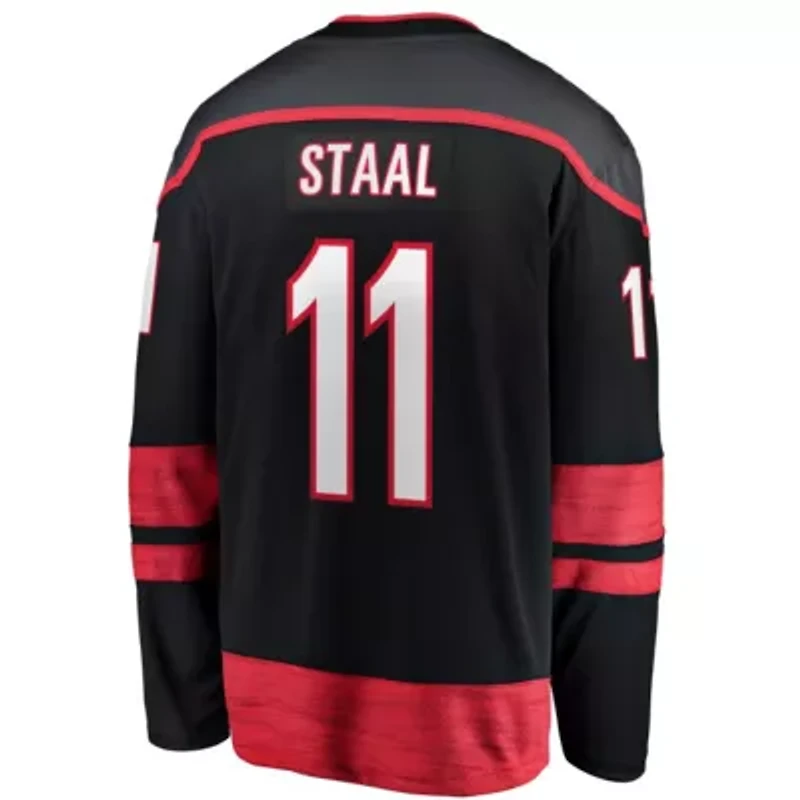 NHL Fanatics Jordan Staal Carolina Hurricanes Home Captain Patch Breakaway Player Jersey