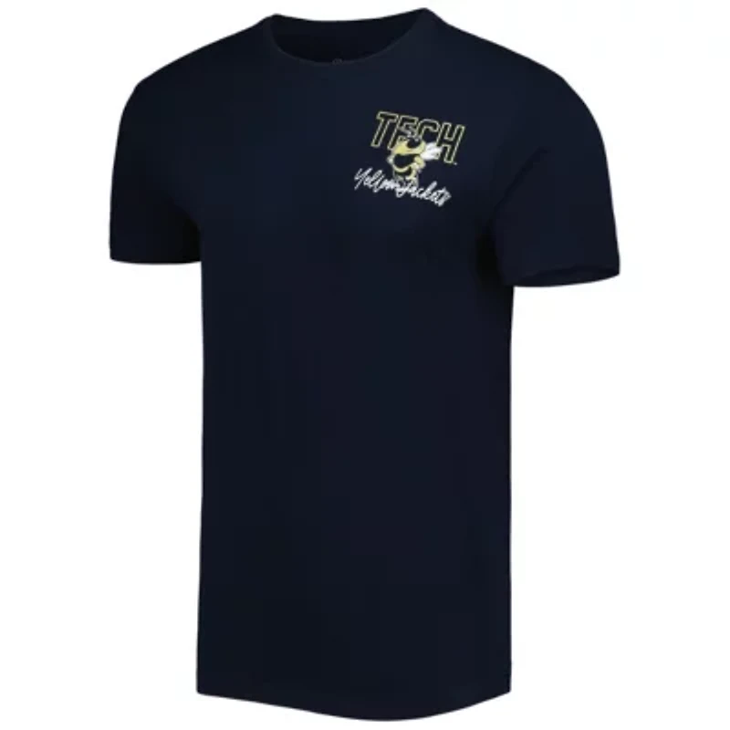 Georgia Tech Yellow Jackets NCAA Vintage Through the Years Two-Hit T-Shirt