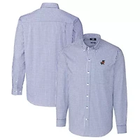 NCAA Florida Gators Easy Care Stretch Gingham Long Sleeve Button-Down Shirt