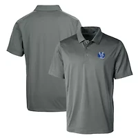 NCAA Air Force Falcons Primary Team Logo Prospect Textured Stretch Polo