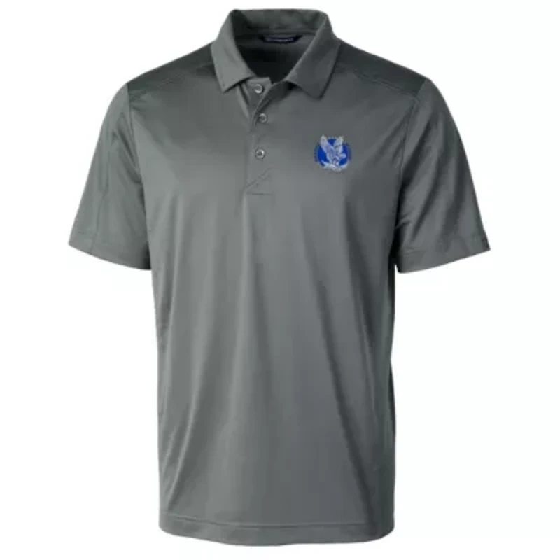 NCAA Air Force Falcons Primary Team Logo Prospect Textured Stretch Polo