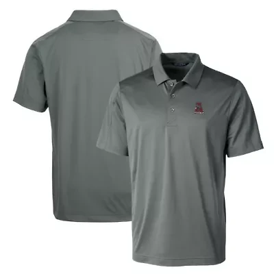 Alabama Crimson Tide NCAA Primary Team Logo Prospect Textured Stretch Polo