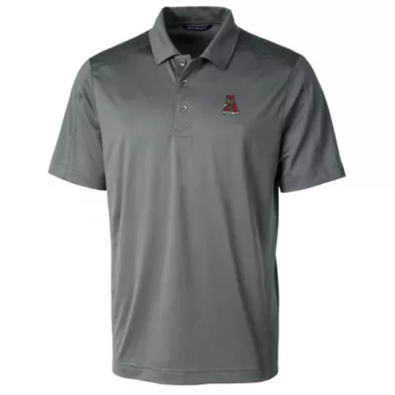 Alabama Crimson Tide NCAA Primary Team Logo Prospect Textured Stretch Polo
