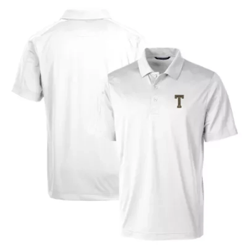 Georgia Tech Yellow Jackets NCAA Primary Team Logo Prospect Textured Stretch Polo