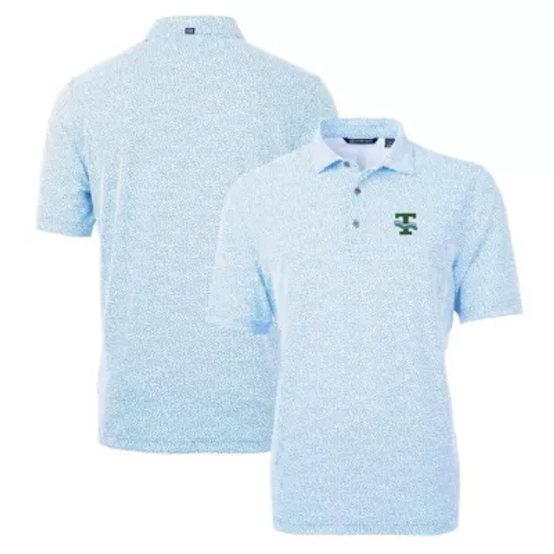 Tulane Green Wave NCAA Light Virtue Eco Pique Botanical Recycled Polo