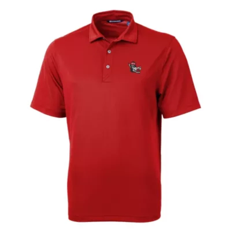 NCAA NC State Wolfpack Team Logo Virtue Eco Pique Recycled Polo