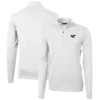 NCAA Auburn Tigers Virtue Eco Pique Recycled Quarter-Zip Pullover Top