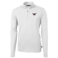 NCAA Auburn Tigers Virtue Eco Pique Recycled Quarter-Zip Pullover Top