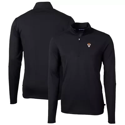 NCAA Virginia Tech Hokies Virtue Eco Pique Recycled Quarter-Zip Pullover Top