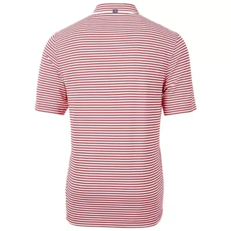 Alabama Crimson Tide NCAA Throwback Logo Virtue Eco Pique Stripe Recycled Polo