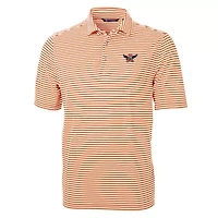 NCAA Auburn Tigers Throwback Logo Virtue Eco Pique Stripe Recycled Polo