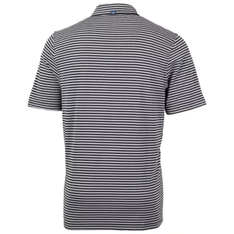 NCAA Clemson Tigers Throwback Logo Virtue Eco Pique Stripe Recycled Polo