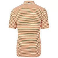NCAA Clemson Tigers Throwback Logo Virtue Eco Pique Stripe Recycled Polo