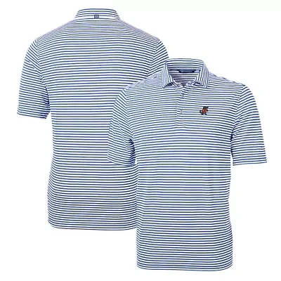 NCAA Florida Gators Throwback Logo Virtue Eco Pique Stripe Recycled Polo