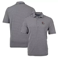 NCAA NC State Wolfpack Throwback Logo Virtue Eco Pique Stripe Recycled Polo