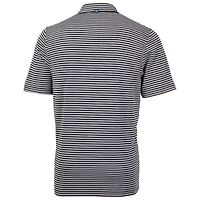 NCAA NC State Wolfpack Throwback Logo Virtue Eco Pique Stripe Recycled Polo