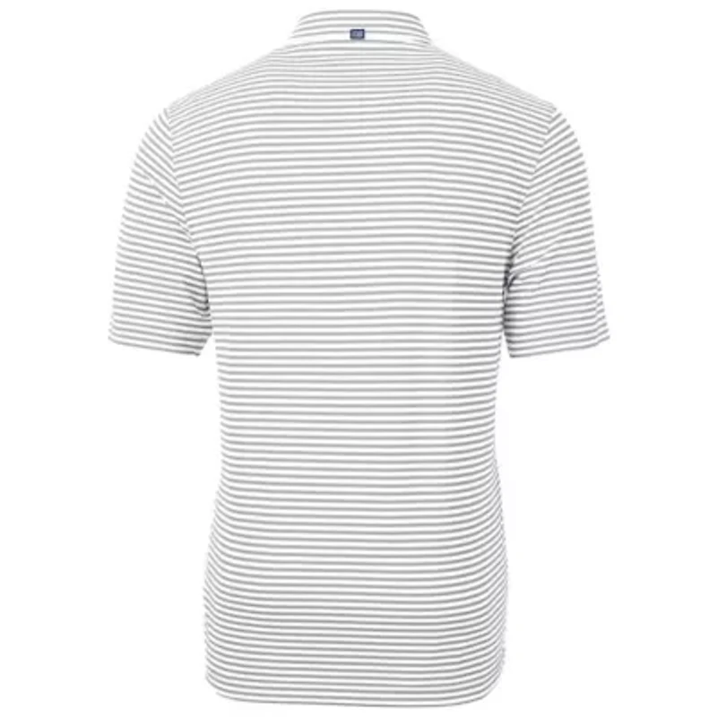NCAA NC State Wolfpack Throwback Logo Virtue Eco Pique Stripe Recycled Polo