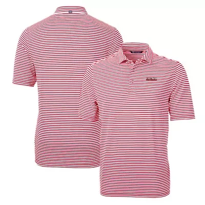 Texas Tech Red Raiders NCAA Throwback Logo Virtue Eco Pique Stripe Recycled Polo