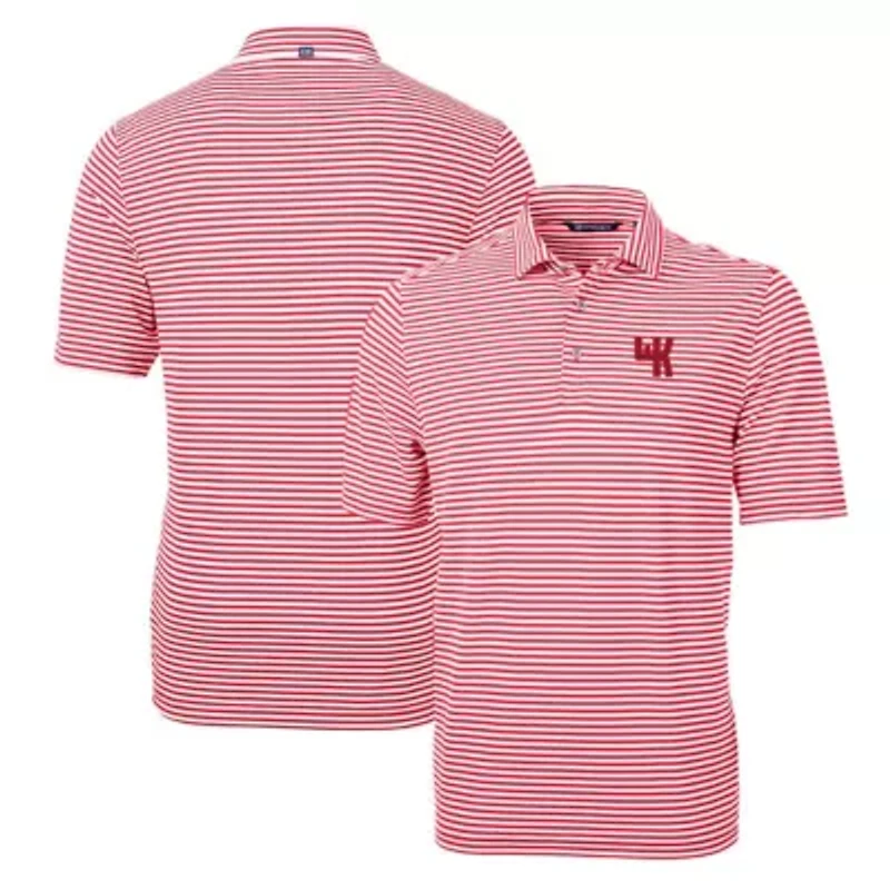NCAA Western Kentucky Hilltoppers Throwback Logo Virtue Eco Pique Stripe Recycled Polo