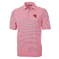 NCAA Western Kentucky Hilltoppers Throwback Logo Virtue Eco Pique Stripe Recycled Polo