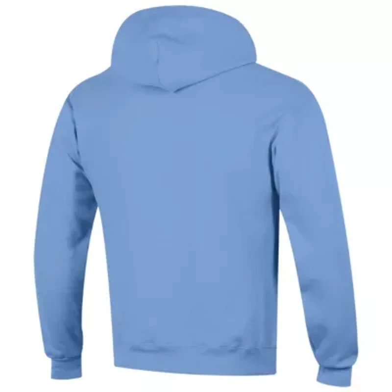 NCAA Carolina North Tar Heels Stack Logo Lacrosse Powerblend Pullover Hoodie