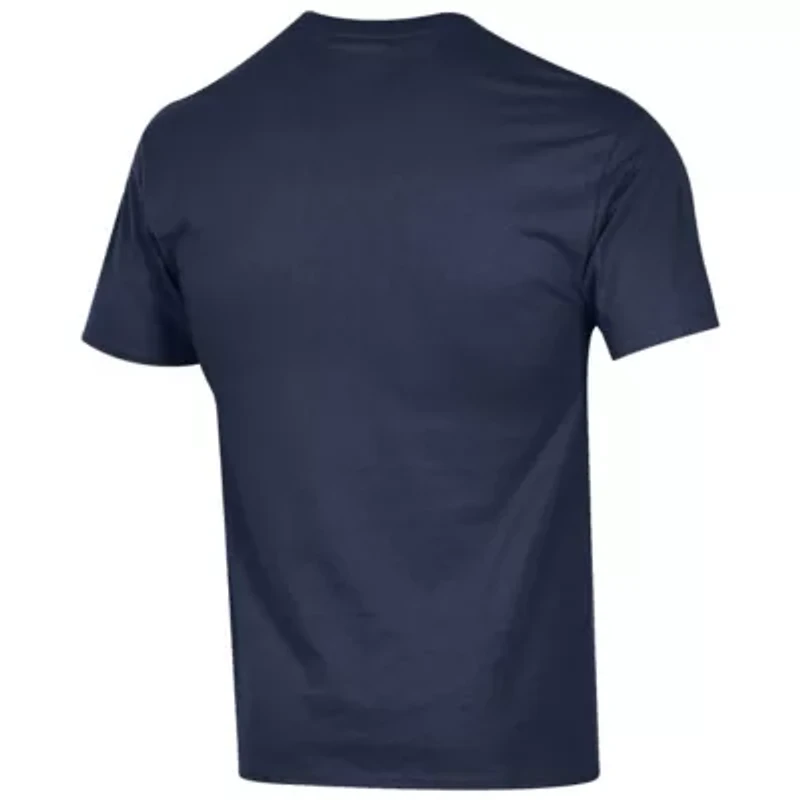NCAA North Carolina Tar Heels Stack Logo Lacrosse Powerblend T-Shirt