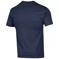 NCAA North Carolina Tar Heels Stack Logo Lacrosse Powerblend T-Shirt