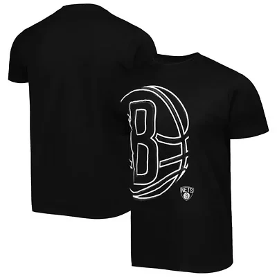 NBA Unisex Brooklyn Nets Element Logo Pop T-Shirt