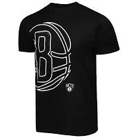 NBA Unisex Brooklyn Nets Element Logo Pop T-Shirt