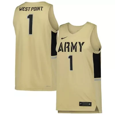 Army Black Knights NCAA Nike #1 Team Replica Basketball Jersey