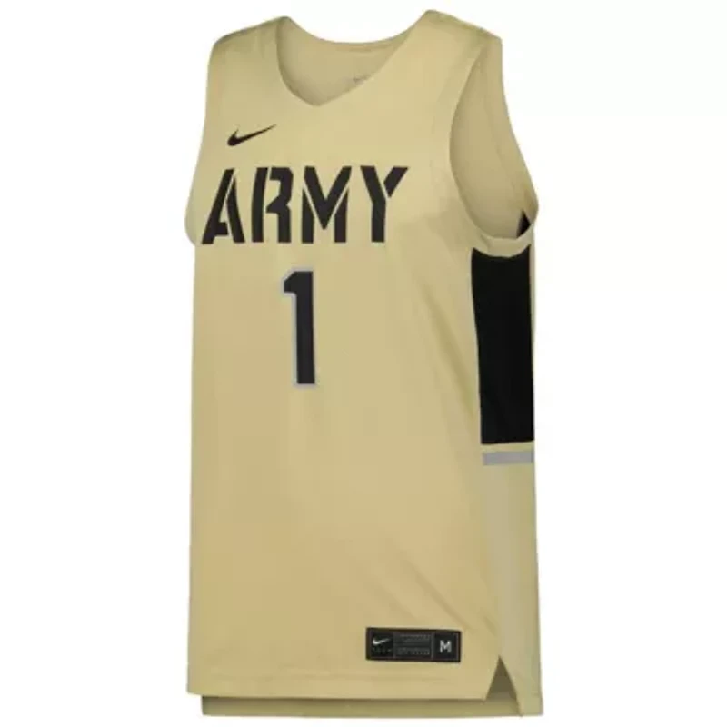 Army Black Knights NCAA Nike #1 Team Replica Basketball Jersey