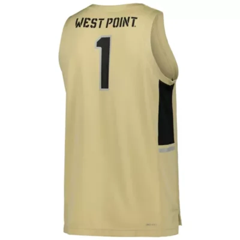 Army Black Knights NCAA Nike #1 Team Replica Basketball Jersey