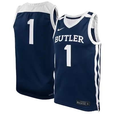 Butler University Bulldogs NCAA Nike #1 Replica Basketball Jersey