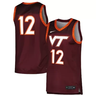 NCAA Nike Virginia Tech Hokies Replica Basketball Jersey