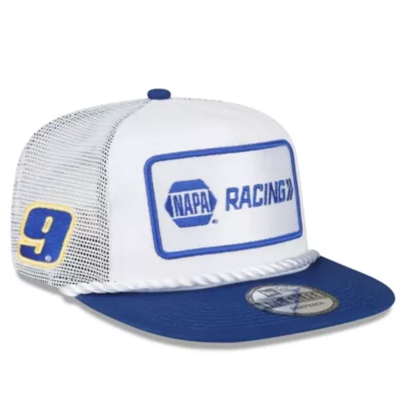 NASCAR White/Royal Chase Elliott NAPA Golfer Snapback Hat