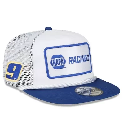 NASCAR White/Royal Chase Elliott NAPA Golfer Snapback Hat