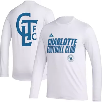 MLS Charlotte FC Jersey Hook AEROREADY Long Sleeve T-Shirt