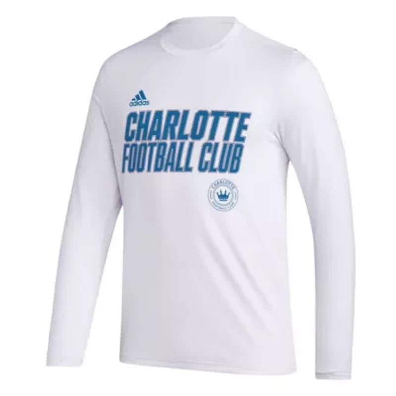 MLS Charlotte FC Jersey Hook AEROREADY Long Sleeve T-Shirt