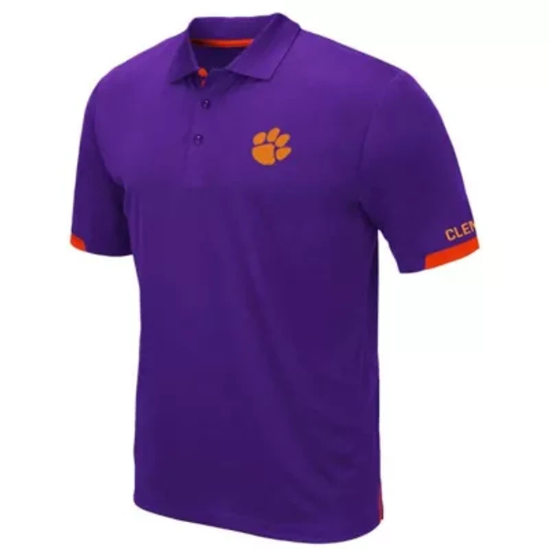 NCAA Clemson Tigers Big & Tall Santry Polo