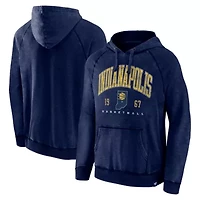NBA Fanatics Indiana Pacers Foul Trouble Snow Wash Raglan Pullover Hoodie