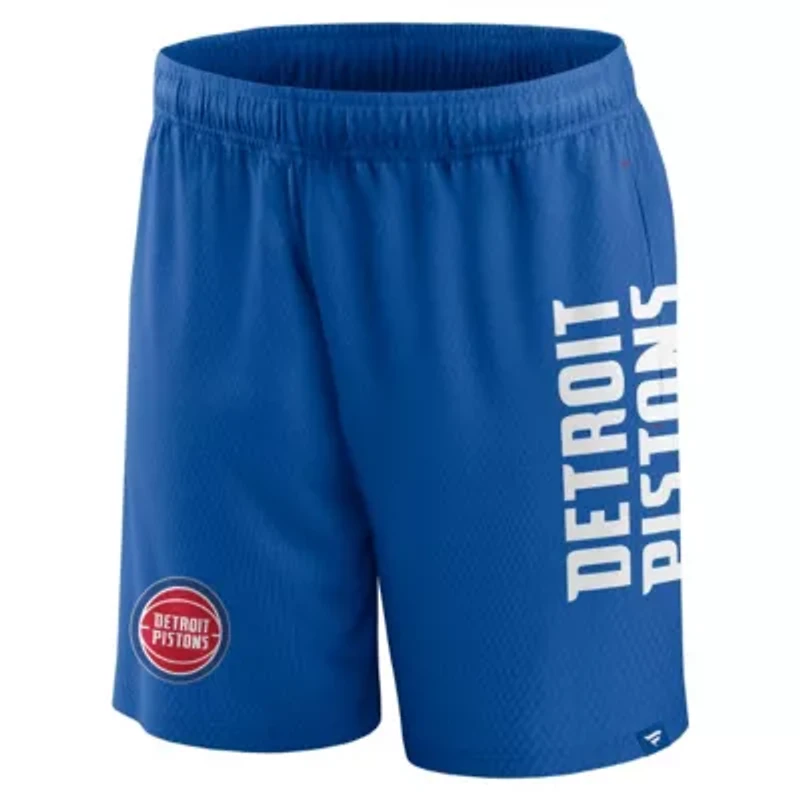 NBA Fanatics Detroit Pistons Up Mesh Shorts