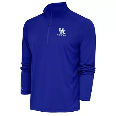 NCAA Kentucky Wildcats Basketball Tribute Quarter-Zip Pullover Top