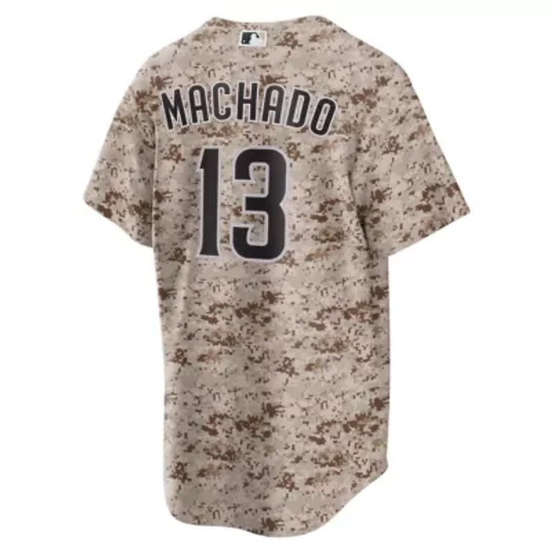 MLB Nike Manny Machado San Diego Padres USMC Alternate Replica Player Jersey