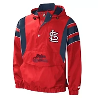 MLB St. Louis Cardinals Impact Hoodie Half-Zip Jacket