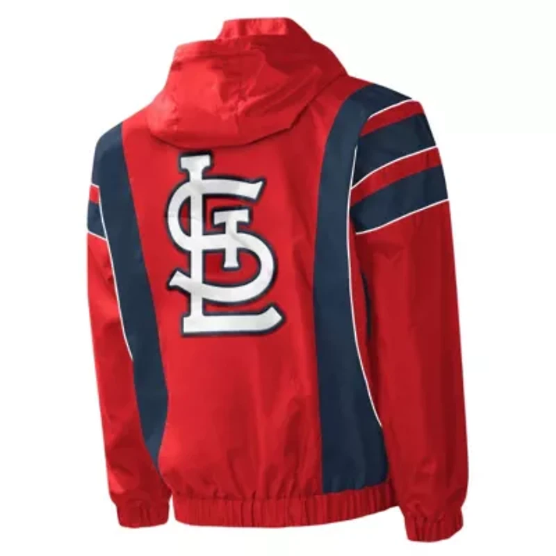 MLB St. Louis Cardinals Impact Hoodie Half-Zip Jacket