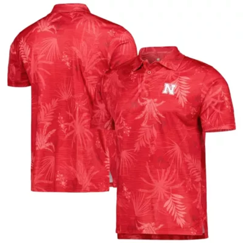NCAA Nebraska Huskers Palms Team Polo