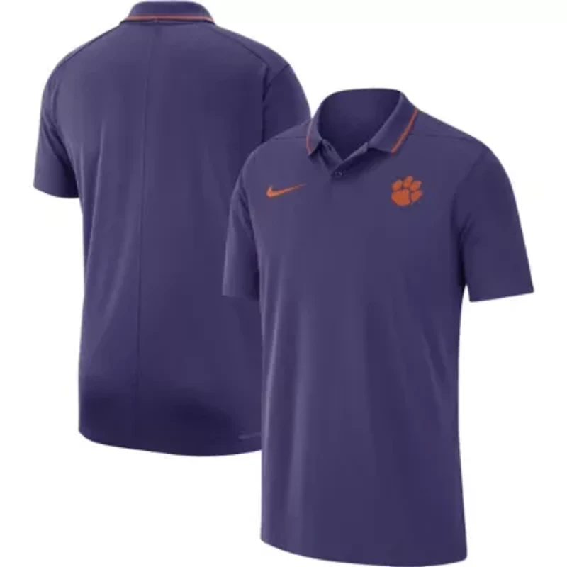 NCAA Nike Clemson Tigers 2023 Coaches Performance Polo