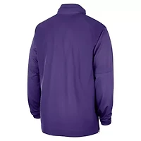 NCAA Nike LSU Tigers 2023 Coach Half-Zip Hooded Jacket