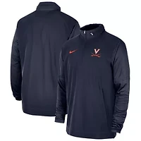 NCAA Nike Virginia Cavaliers 2023 Coach Half-Zip Hooded Jacket